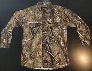 Rocky AP Camo Men's Button Up Large Scent IQ Atomic Long Sleeve Extremely Soft! - Picture 1 of 7
