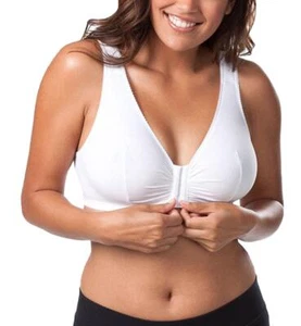 Leading Lady Meryl Cotton Front Closure Bra (110) Black,Ecru,Mocha,Pink,Spice... - Picture 1 of 53