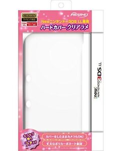 Max Games Nintendo 3ds LL Exclusive Hard Cover Clear Glitter No.66