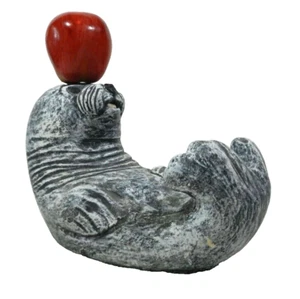 Concrete Cement Animal Sculpture Seal - Picture 1 of 10
