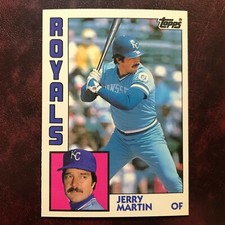 1984 Topps TIFFANY Set JERRY MARTIN #74 K.C. ROYALS - NM/MINT *HIGH GRADE*