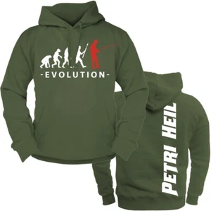 Sudadera con capucha Evolution Pescador Hoodie Pescador Pesca Hobby Ocio - Imagen 1 de 3