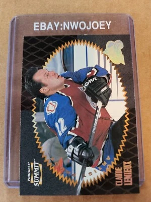 CLAUDE LEMIEUX 1996-97 PINNACLE SUMMIT #113 'ARTIST'S PROOF' VERY RARE AVALANCHE - Image 1 of 2