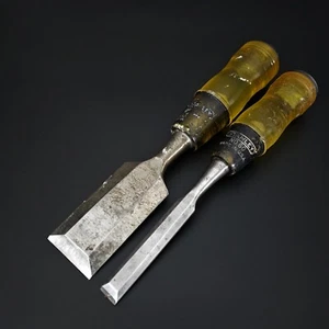 Par de Stanley No. vintage "Cinceles de 60 colillas - 1/2"" y 1-1/2" - Imagen 1 de 4