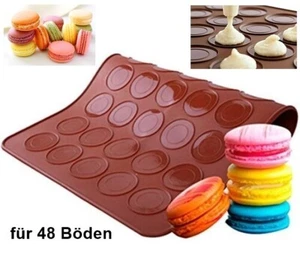 Macaron Matte Backmatte Silikon Backform für Macarons Doppelkeks Makronen - Bild 1 von 9