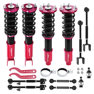 Coilover Suspension Kit & Control Arm Toe Kit For Honda Accord 08-12 - Picture 1 of 12