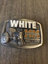 White Farm Equipment - Minneapolis Moline - 1931-1974 Belt Buckle Rare!