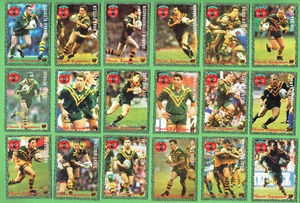 #D380.  1995 COCA COLA COKE 18 CARD RUGBY LEAGUE SET - Imagen 1 de 2