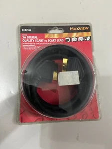 CARAVAN / MOTORHOME MAXIVIEW 3m SCART TO SCART LEAD - Picture 1 of 2