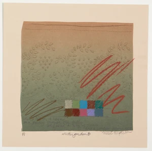 Original signed Susan Singleton Winter Garden 8 hand embellished lithograph 1987 - Picture 1 of 6