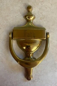 Things Remembered Brass Door Knocker Maid In Spain USED - Picture 1 of 5