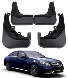 Genuine Set Splash Guards Mud Flaps For 2013-2016 Mercedes Benz E Class AMG E63 - Picture 1 of 12