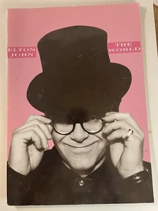 1989 1990 Elton John The World Tour Concert Program Xlnt - Picture 1 of 6