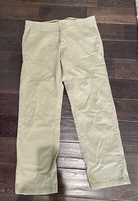 Lee Pants Mens 33x30 Khaki Beige Straight Performance Stretch Pants 👖 - Image 1 of 4