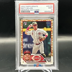 2023 Topps Update Matt McLain Memorial Day Camo RC/25 Cincinnati Reds #US199 - Bild 1 von 2