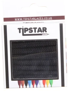 Tipstar Laces School Lace Unisex Laces - Black - Picture 1 of 2