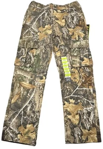 Realtree Youth Camouflage Cargo Pants L (10-12) Outdoor Hunting Wear Durable - Picture 1 of 8