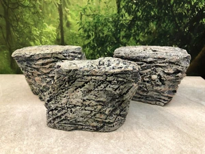 Wargaming Terrain JUEGO DE 3 PINTADOS Paisaje Miniatura Rocas Diorama Pathfinder - Imagen 1 de 12