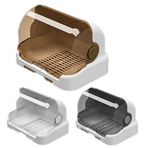 Baby Bottle Drying Rack with Clear Lid, Storage Box with Removable Drain Tray - Picture 1 of 22