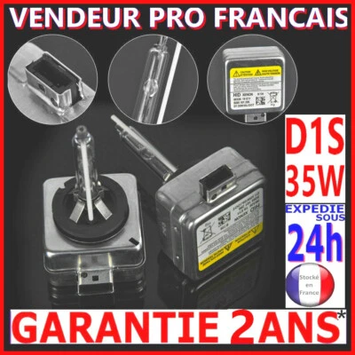 AMPOULE XENON D1S 35W 6000K ORIGINALE POUR PHARE BALLAST FEUX HID 12V - Photo 1/4