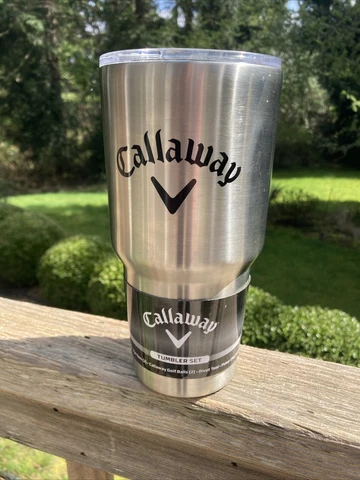 Callaway 30 oz Stainless Steel Tumbler Golf Gift Set 2017 Callaway Golf Company Cover