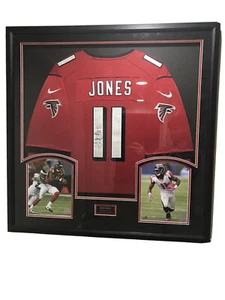 Julio Jones Framed & Autographed Jersey - Picture 1 of 1