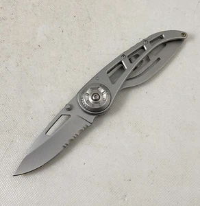 🌟Gerber Ripstop II EDC Pocket Knife Frame Lock, Combo Serrated Blade VERY NICE! - Picture 1 of 7
