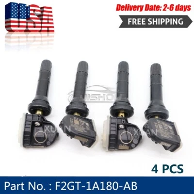 4x F2GZ-1A189-A TPMS NEW Tire Pressure Sensors For 15-20 Ford F-150 Edge Mustang - Image 1 of 4