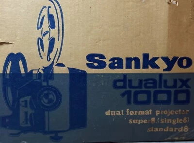 Proyector de películas Sankyo Dualux 1000-H Super-8 y estándar de 8 mm de colección Foto 1 de 4