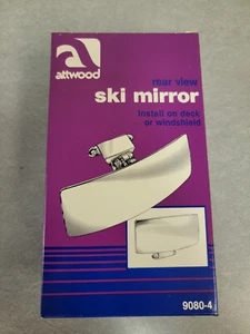 Attwood Ski Boat 9080-02 Sin marco Gran Ángulo Premium Cromo Espejo WETJET - Imagen 1 de 7