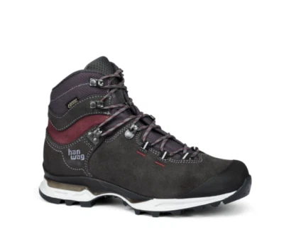 Mujeres Hanwag Tatra Light Lady GTX Asfalto Rojo Vibram Suela Impermeable EE. UU. 8 UE 39 Foto 1 de 3