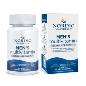 Nordic Naturals Men’s Multivitamin Extra Strength, Unflavored - 60 Tablets - Picture 1 of 4