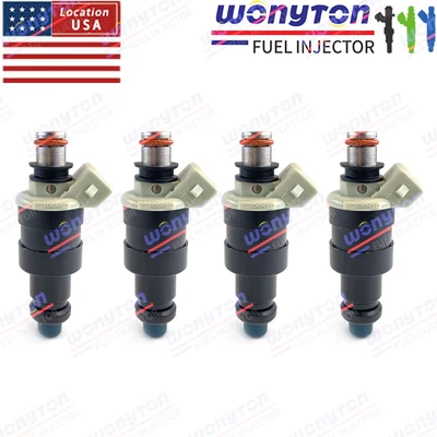 Juego de 4 inyectores de combustible ACTUALIZACIÓN 23250-34030 para Toyota Corolla MR2 1,6 L l4 Foto 1 de 4