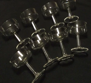 8 Glas Sherbet / Sektglas Gläser 4,5" hoch Top Zustand - Bild 1 von 8