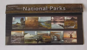 ROYAL MAIL GB NATIONAL PARKS 596 PRESENTATION PACK.  10 x  1ST MINT STAMPS 2021 - Picture 1 of 3