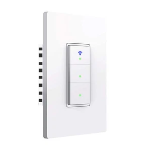 Smart Lichtschalter, Dreifachschalter WiFi Smart Switch Taste, kompatibel mit... - Bild 1 von 7