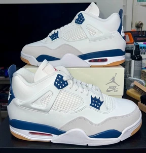 Talla 10.5 - Nike SB x Air Jordan 4 Retro SP Azul Marino DR5415-100 - Imagen 1 de 8