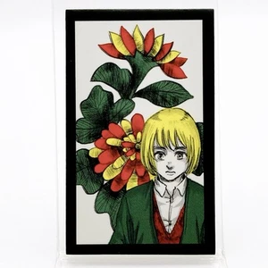 Armin Attack on Titan Exihibition FINAL Hanafuda Tarjeta de Juego Anime Japón Envío Gratis - Imagen 1 de 8