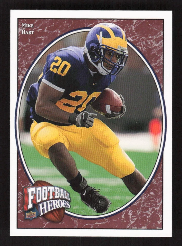 Mike Hart 2008 Upper Deck Heroes #182 Rookie Michigan Wolverines - Image 1 of 2