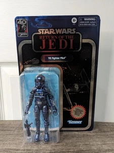 STAR WARS Black Series Metallic Blue CARBONIZED Tie Fighter Pilot  ~ 6 in Figure - Picture 1 of 2