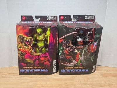 Masters of the Universe Masterverse New Eternia Kobra Khan & Ninjor Figures NEW - Image 1 of 4