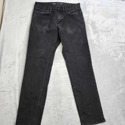 Old Navy Jeans Mens 34x32 Gray Black Athletic Taper Built-In Flex Stretch Denim - Image 1 of 4