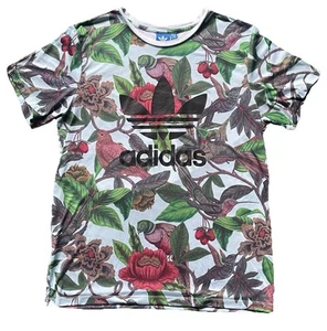 Camiseta Adidas Trefoil Birds Floral Camuflada Para Hombre Mediana Manga Corta 2015 - Imagen 1 de 9