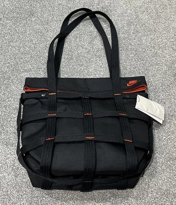 Nike Cargo Tote Bag 12L - Black/ Orange - Unisex - RRP £75 - Image 1 of 4