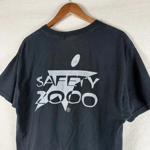 Camiseta deportiva vintage Safety 2000 XL negra envejecida para hombre - Imagen 1 de 6
