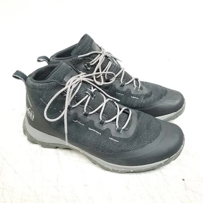 REI Co-op Flash Hiking Boots Men's Size 11.5 Black/Granite Hydrowall - Image 1 of 4