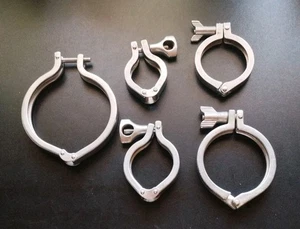 5x TRI CLAMP Clover STAINLESS STEEL HEAVY DUTY - Picture 1 of 6