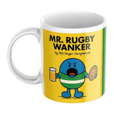 Funny Mug For Him Rugby Fan Mr Rugby Wanker Gift Mug Rugby Player Gift Mug Cup - Image 1 of 4