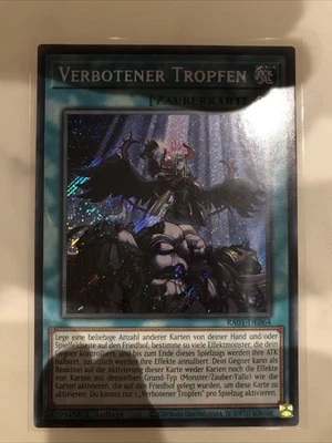 Verbotener Tropfen RA01-DE064 Yu-Gi-Oh! Deutsch Near Mint Secret Rare  - Bild 1 von 2