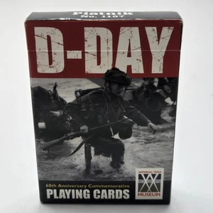 D-Day Commemorative 60th Anniversary Playing Cards Poker Size Deck New / Sealed - Picture 1 of 11